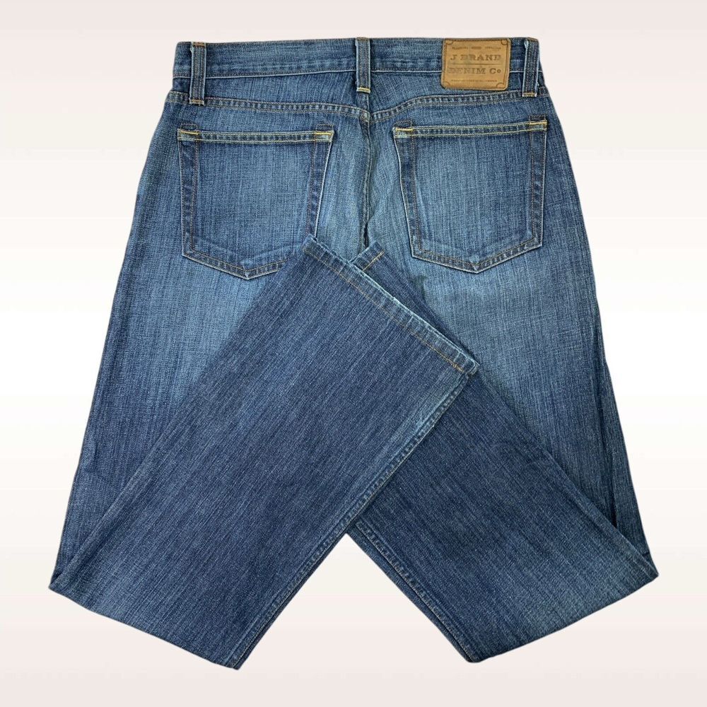J Brand Denim Jeans Womens‎ 33x33 Blue McCoy Bootcut Relaxed Stretch Whiskered